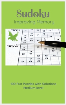 Paperback Sudoku: Improving Memory: Medium Level Book