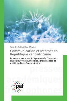 Paperback Communication Et Internet En République Centrafricaine [French] Book
