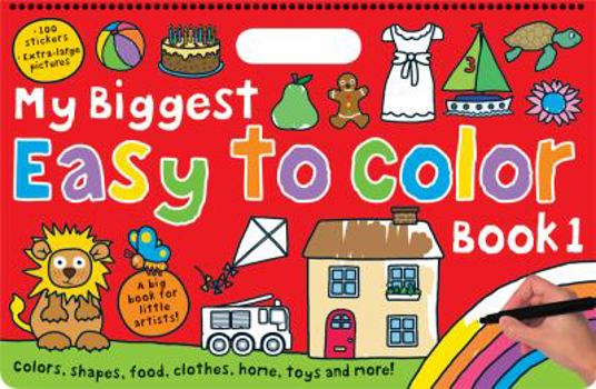 Paperback My Biggest Easy to Color Book 1 Book