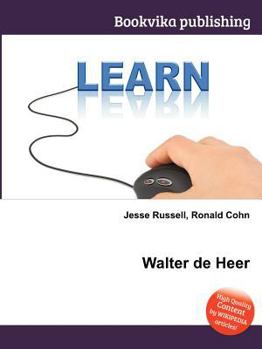 Paperback Walter de Heer Book