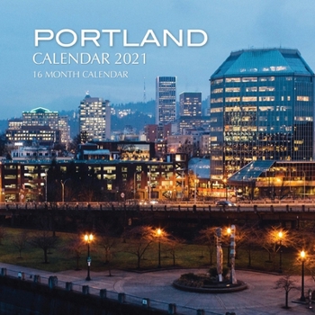 Paperback Portland Calendar 2021: 16 Month Calendar Book