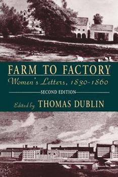 Paperback Farm to Factory: Women's Letters, 1830-1860 Book
