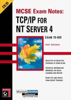 Paperback TCP/IP for NT Server 4: Exam 70-059 Book