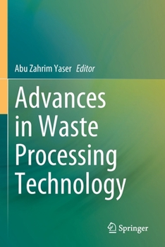 Paperback Advances in Waste Processing Technology Book