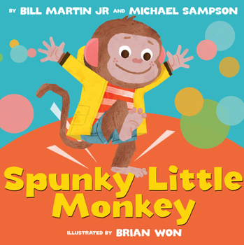 Hardcover Spunky Little Monkey Book