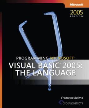 Paperback Programming Microsoft Visual Basic 2005: The Language Book