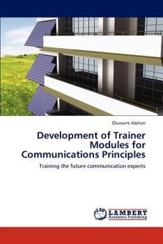 Paperback Development of Trainer Modules for Communications Principles Book