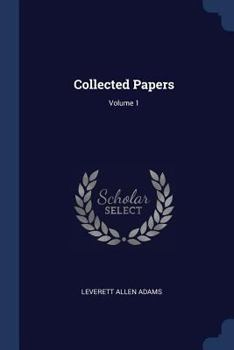 Paperback Collected Papers; Volume 1 Book