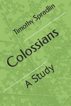 Paperback Colossians: A Study Book