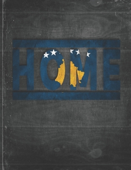 Home: Kosovo Flag Personalized Retro Gift for Kosovan Retired Coworker Friend Party  Undated Planner Daily Weekly Monthly Calendar Organizer Journal