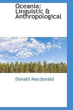 Hardcover Oceania: Linguistic & Anthropological Book