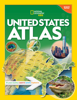 Paperback National Geographic Kids United States Atlas 7th Edition Book