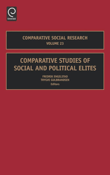Hardcover Comparative Studies of Social and Political Elites Book