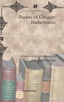 Hardcover Poems of Gregory Barhebraeus [Latin] Book