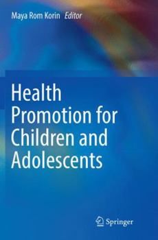 Paperback Health Promotion for Children and Adolescents Book