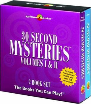 Paperback 30 Second Mysteries Volumes I & II [With Spinner] Book