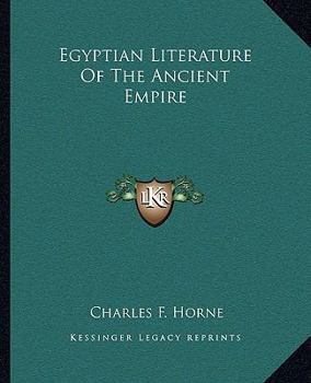 Egyptian Literature Of The Ancient Empire