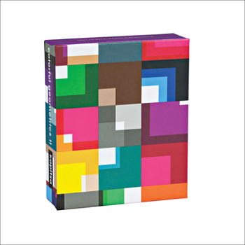 Product Bundle Colorful Geometrics II Quicknotes: Our Standard Size Set of 20 Notecards in a Box with Magnetic Closure Book