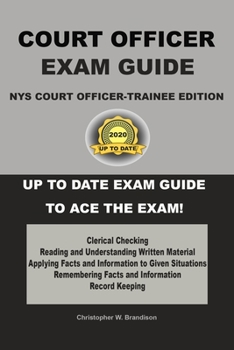 Paperback NYS Court Officer-Trainee Exam Guide Book