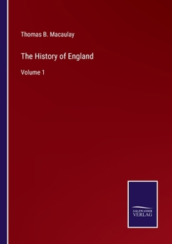 Paperback The History of England: Volume 1 Book
