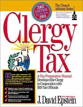 Paperback Clergy Tax: Tax Preparation Manual Book