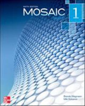 Paperback Mosaic Level 1 Reading Student Book Plus Registration Code for Connect ESL Book