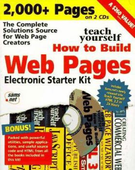 Paperback Teach Yourself How to Build Web Pages Electronic Starter Kit Book