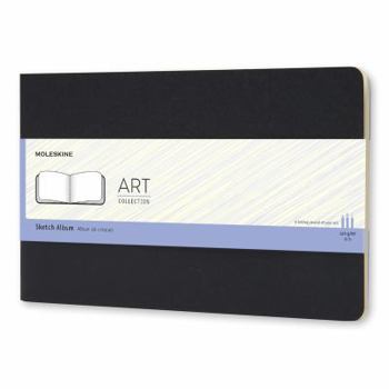 Paperback Moleskine Art Plus Sketch Album, Large, Black, Soft Cover (5 X 8.25) Book