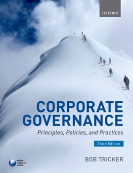 Paperback Corporate Governance: Principles, Policies, and Practices Book