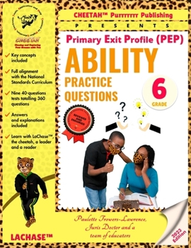 Paperback Primary Exit Profile (PEP), Grade 6, Ability Practice question Book