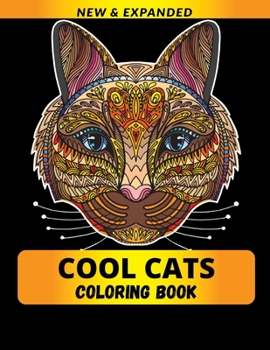 Paperback Cool Cats Coloring Book: Stress Relieving Cats Designs Book