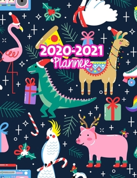 2020-2021 Planner: Two Year Calendar Organizer and Goal Journal | January 2020 - December 2021 Daily, Weekly and Monthly Planner Book with Back Sticker Expression Wall for 2 Years | Design Code 10012