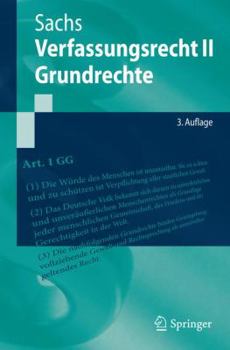 Paperback Verfassungsrecht II - Grundrechte [German] Book