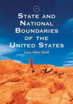 Paperback State and National Boundaries of the United States Book