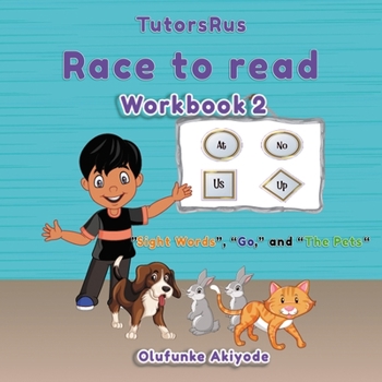 Paperback Race to Read - Book 2: " Sight Words, Go, and The Pets " Book