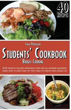 Paperback Students' Cookbook: Budget Cooking Book