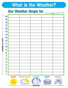 Paperback Scholastic TF2463 Weather Graph Chart Book