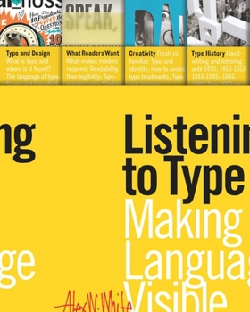 Paperback Listening to Type: Making Language Visible Book