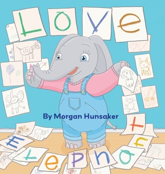 Hardcover Love Elephant Book