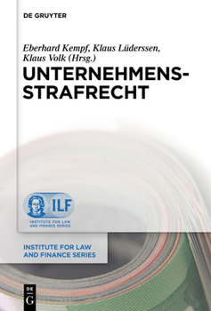 Hardcover Unternehmensstrafrecht [German] Book