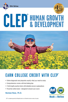 CLEP® Human Growth  Development, 10th Ed., Book + Online