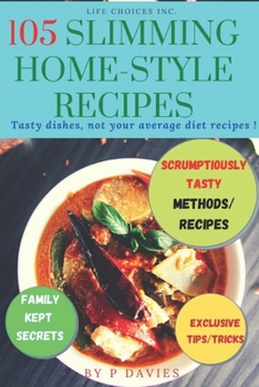 Paperback 105 Slimming Home-Style Recipes: Image Description with All Recipe's Book