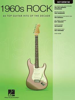 Paperback 1960s Rock: Easy Guitar with Notes & Tab Book