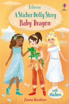 Paperback Baby Dragon - Usborne Sticker Dollies Book