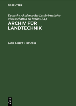 Hardcover 1961/1962 [German] Book