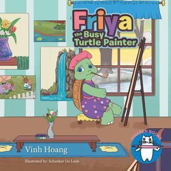 Paperback Friya the Busy Turtle Painter Book