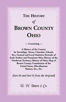 Paperback The History of Brown County, Ohio Book