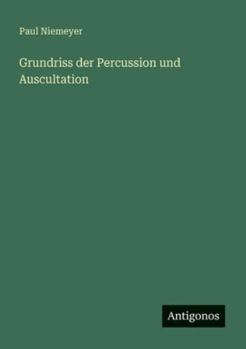Paperback Grundriss der Percussion und Auscultation [German] Book