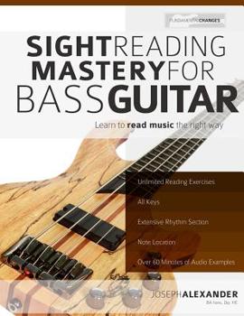 Paperback Sight Reading Mastery for Bass Guitar Book