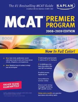 Paperback Kaplan MCAT Premier Program [With CDROM] Book